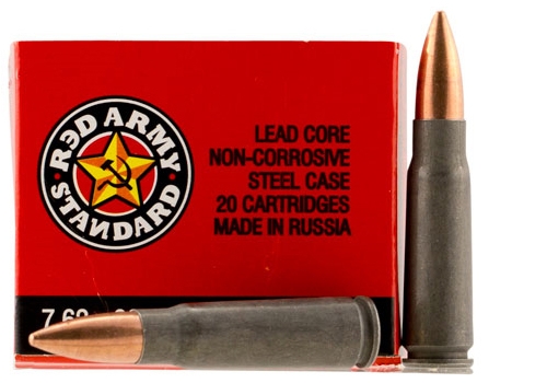 Red Army Standard 7.62x39mm 122 Grain FMJ, 900 Round Case