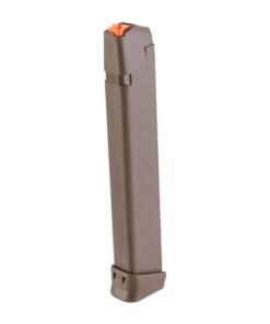 Glock 17/34 9mm 33-Round Extended Magazine, Flat Dark Earth