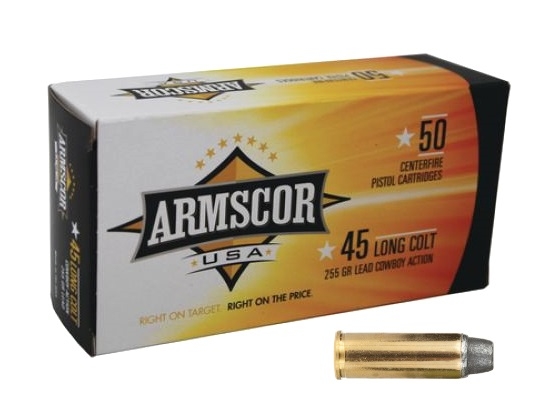 Armscor .45 Long Colt, 255 Grain LRN, 50 Rounds
