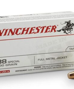 Winchester  .38 Special 130 Grain FMJ, 500 Round Value Pack Case USA38SPVP