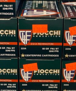 223 FIOCCHI 55gr FMJ BT 3240 FPS 50rd