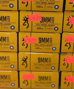 BROWNING 115gr FMJ 50rd 9mm